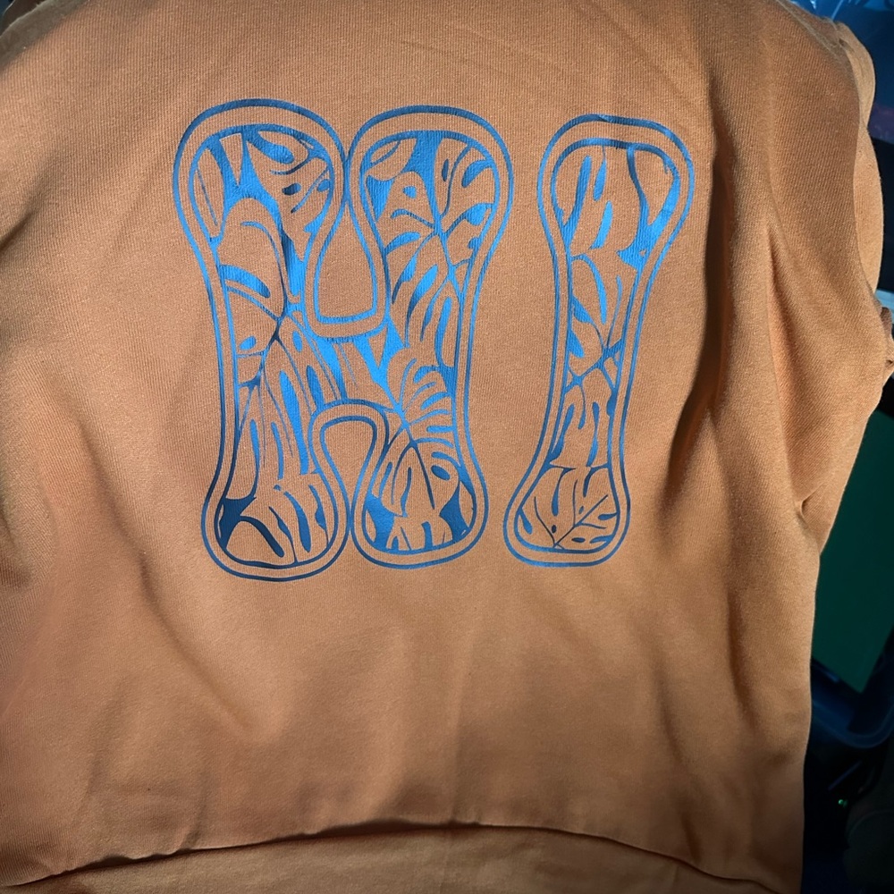 Orange Graphic Women's Hoodie